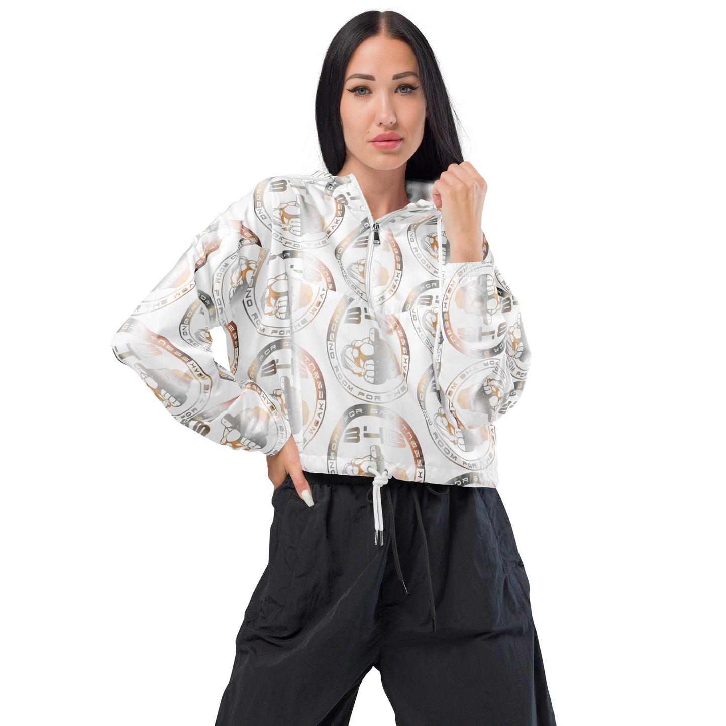 Women’s cropped windbreaker