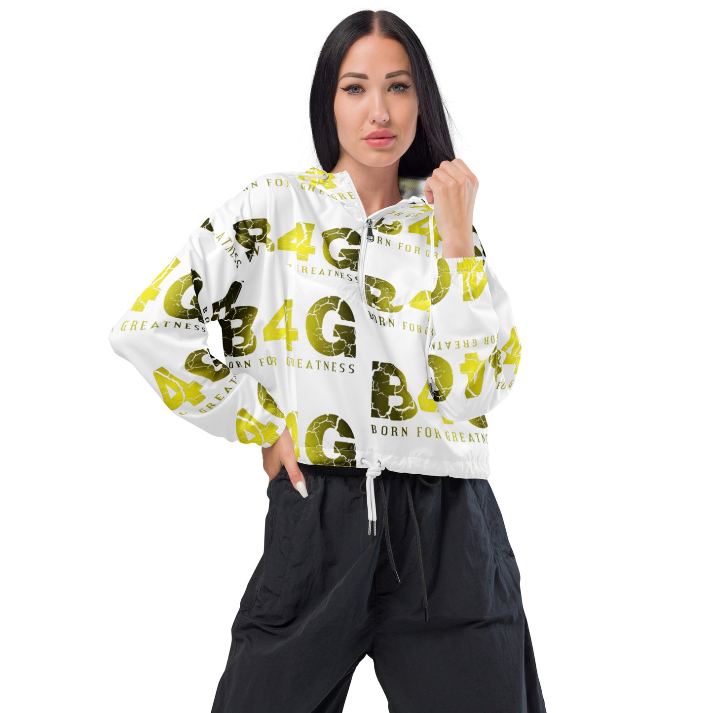 Women’s cropped windbreaker