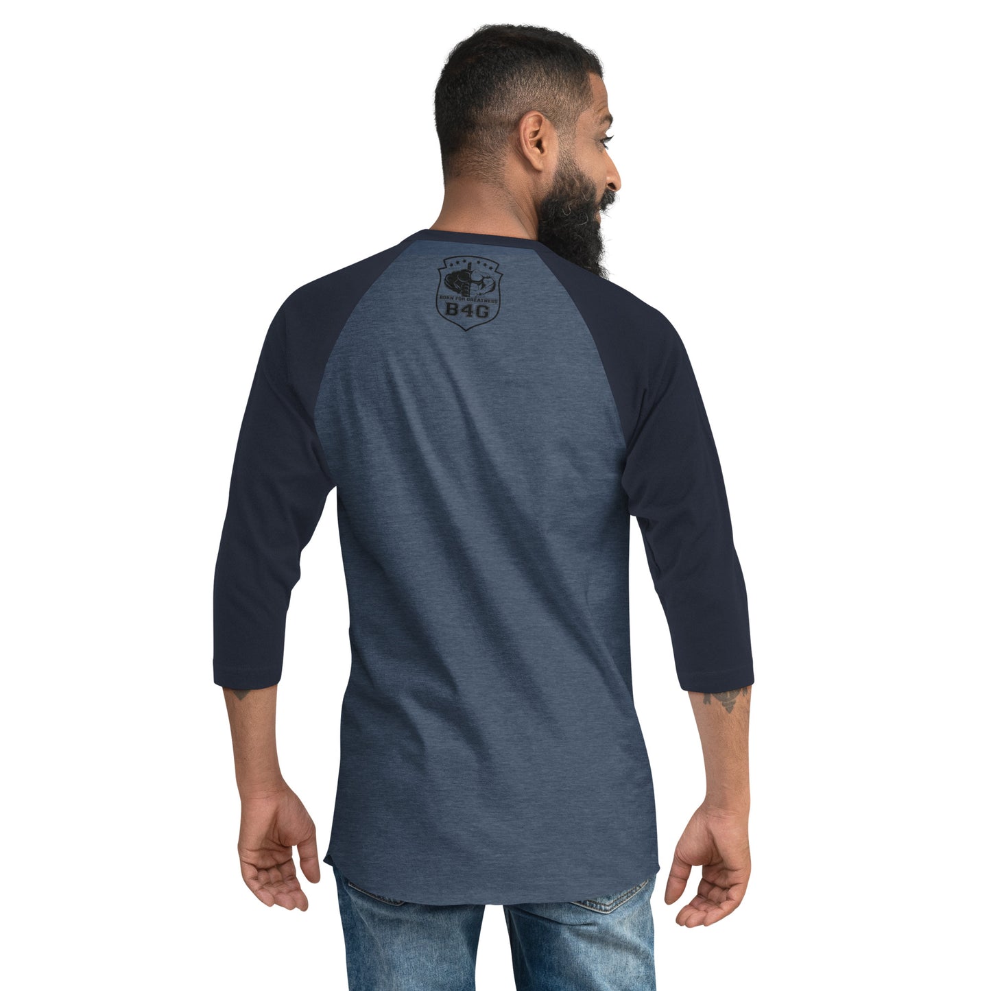 3/4 sleeve raglan shirt
