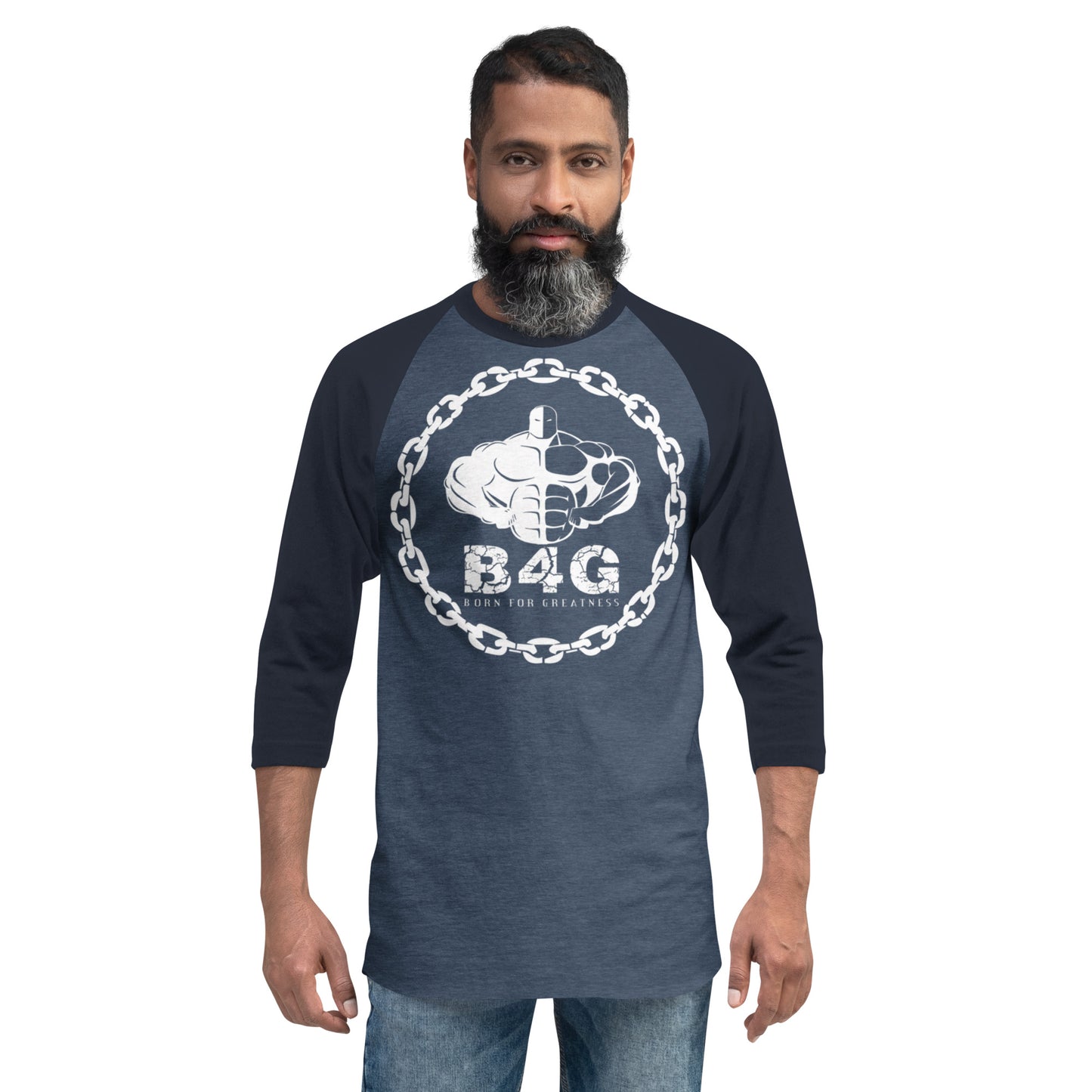 3/4 sleeve raglan shirt