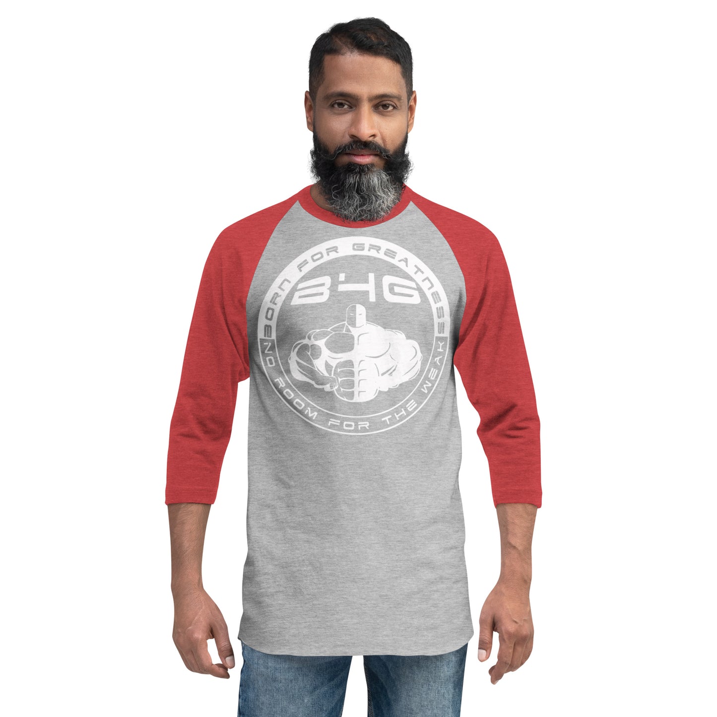 3/4 sleeve raglan shirt