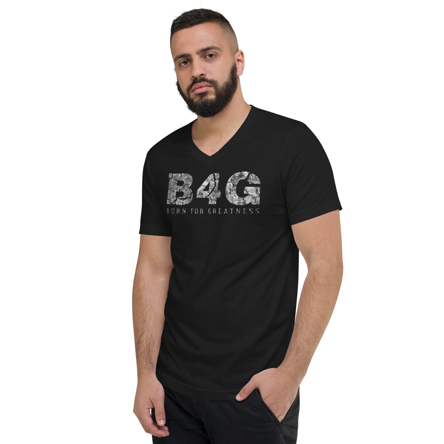 Rock Solid Unisex V-Neck T-Shirt