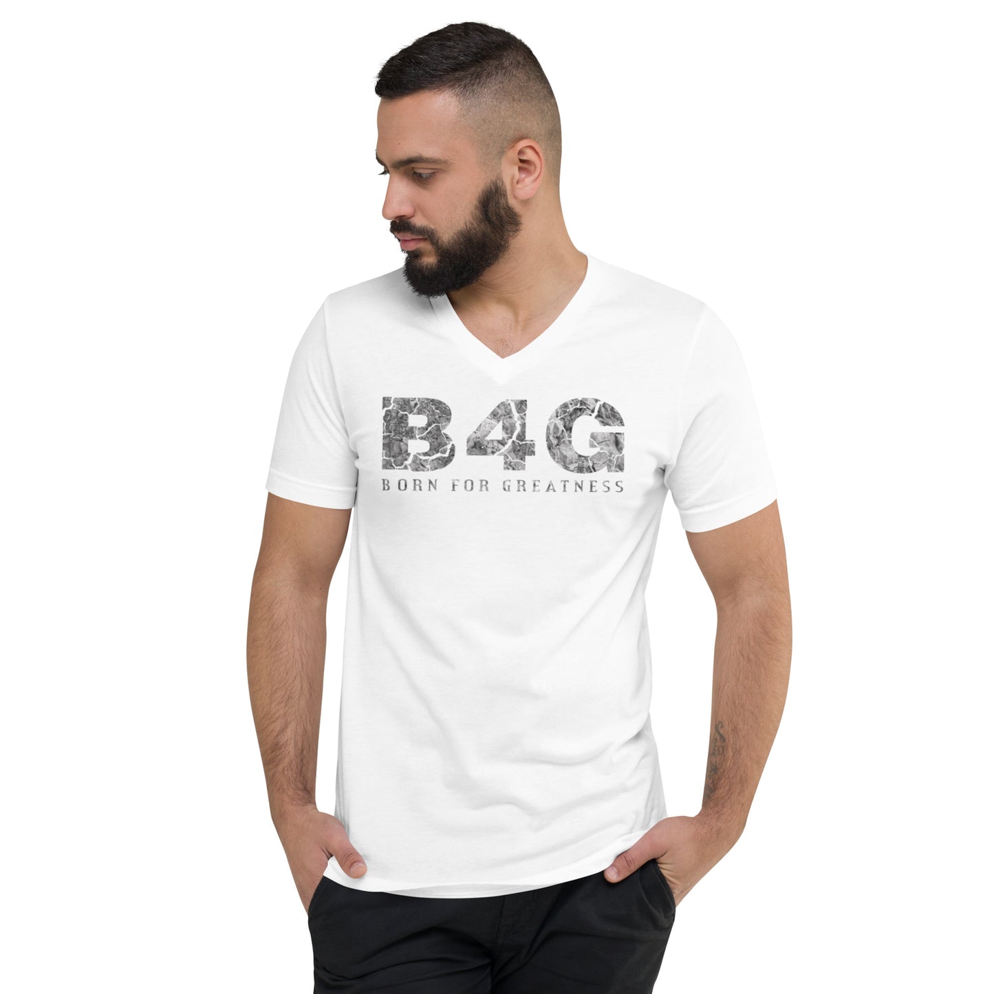 Rock Solid Unisex V-Neck T-Shirt