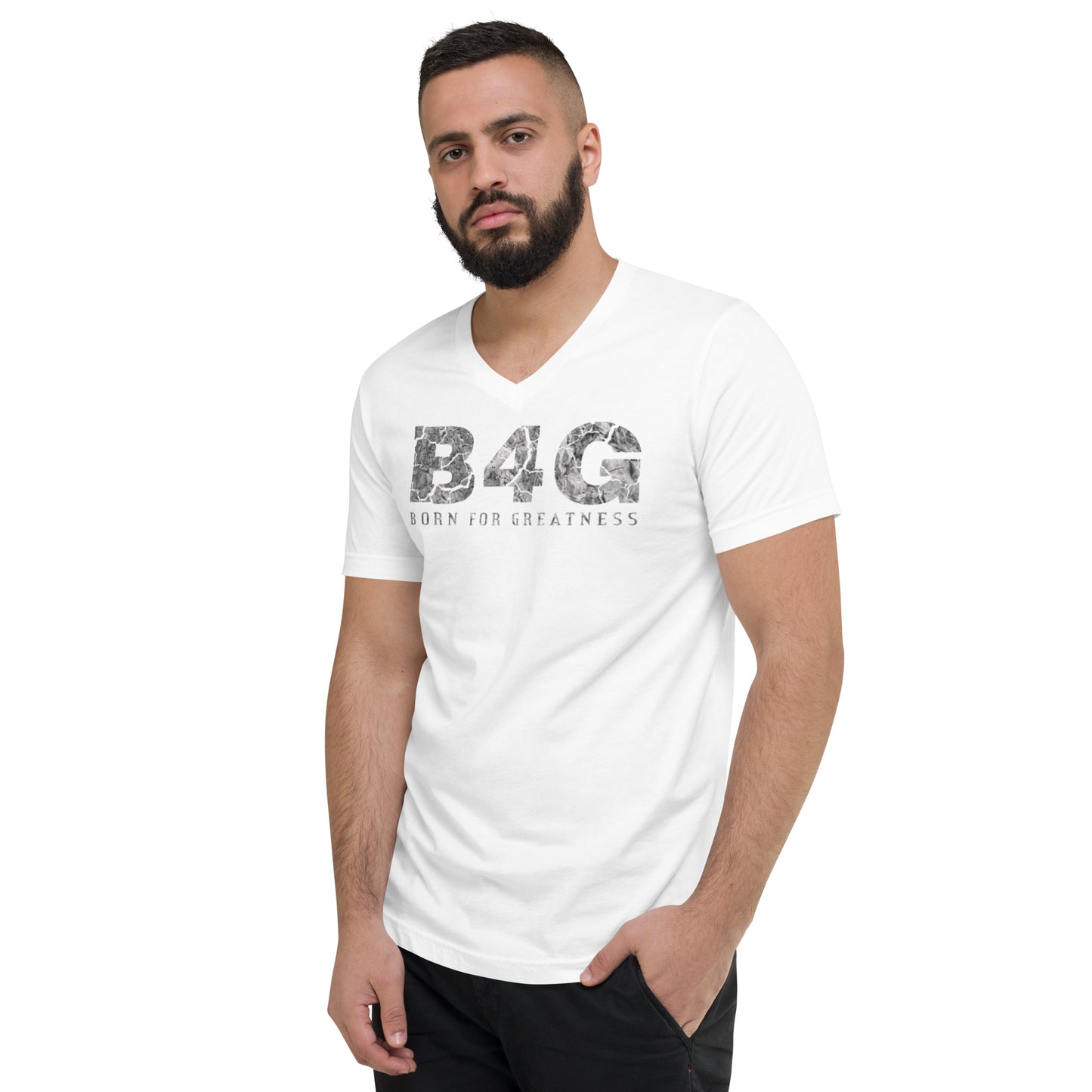 Rock Solid Unisex V-Neck T-Shirt