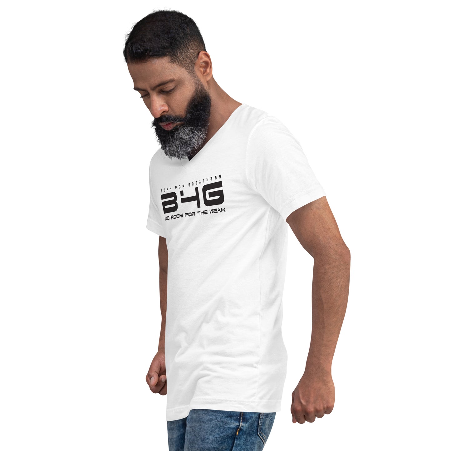 Unisex Short Sleeve V-Neck T-Shirt