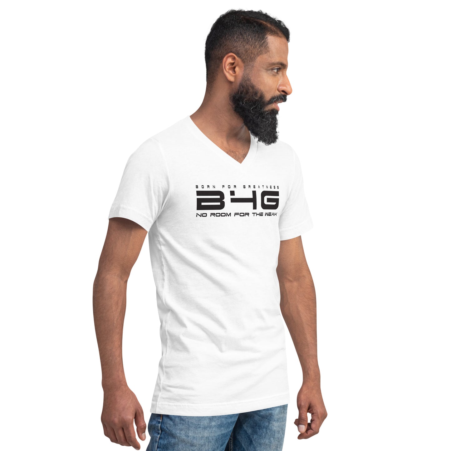 Unisex Short Sleeve V-Neck T-Shirt
