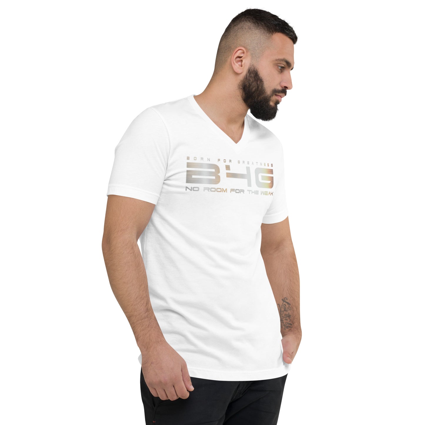 Unisex Short Sleeve V-Neck T-Shirt