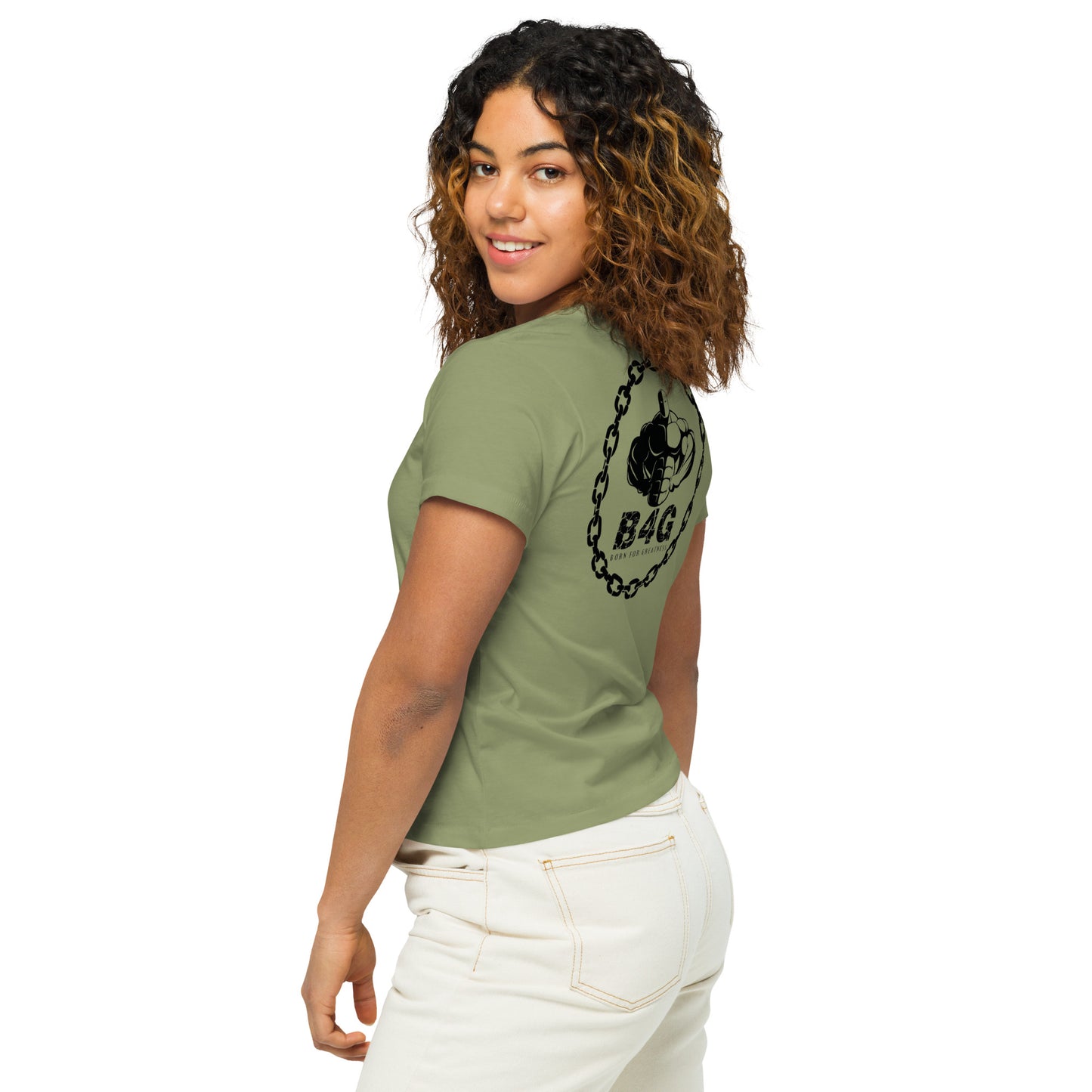 Women’s high-waisted t-shirt