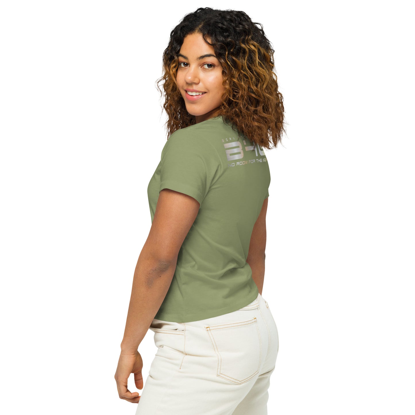 Women’s high-waisted t-shirt