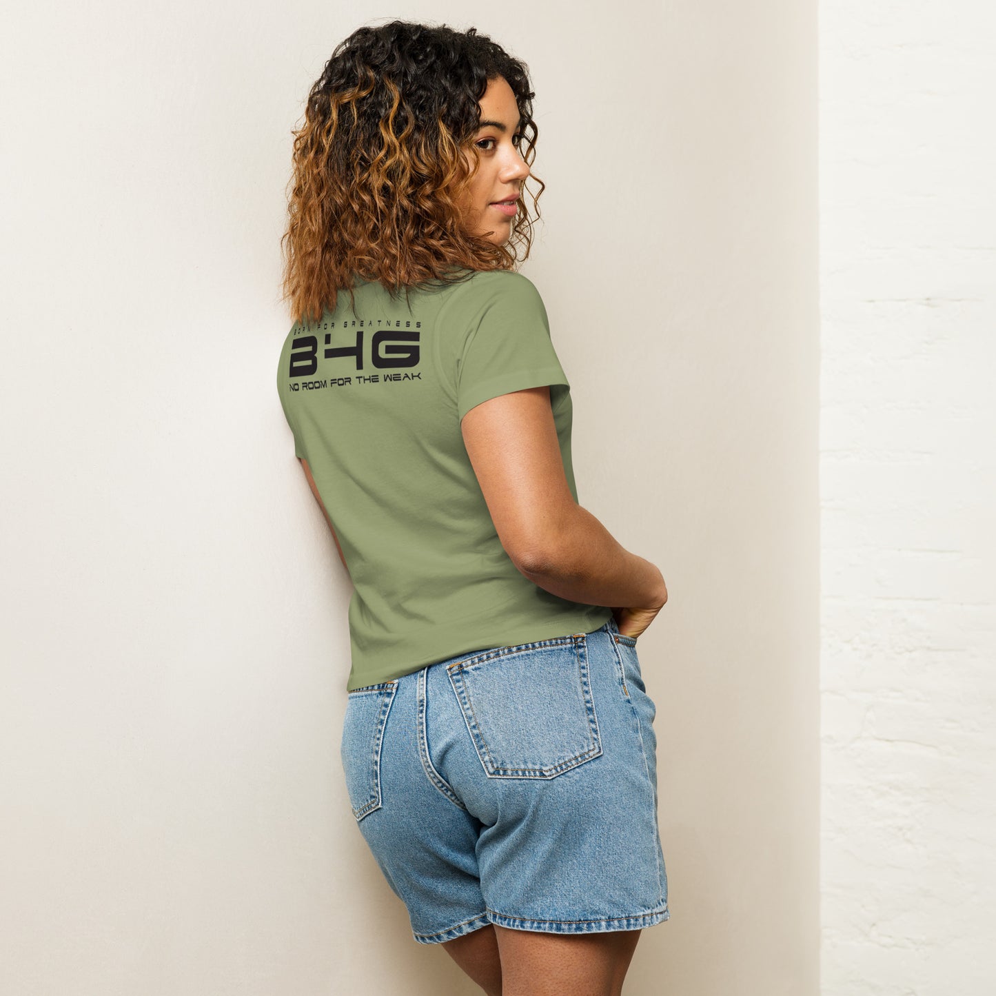 Women’s high-waisted t-shirt
