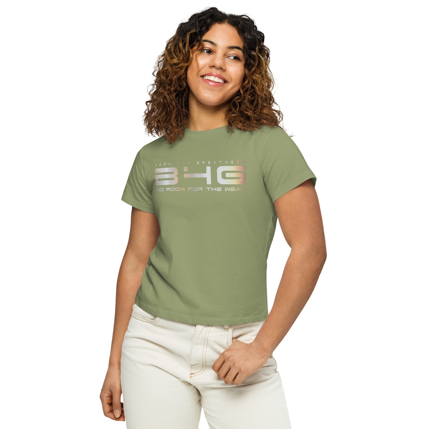 Women’s high-waisted t-shirt