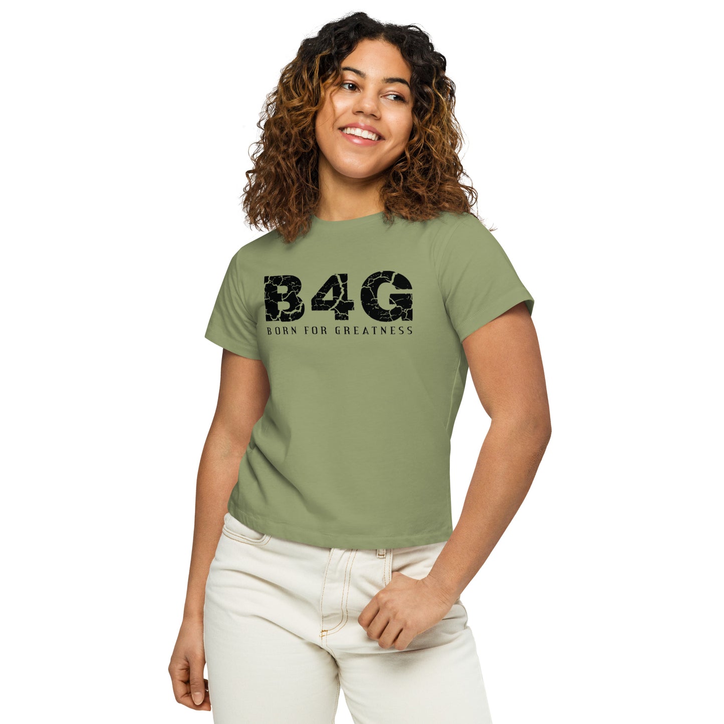 Women’s high-waisted t-shirt