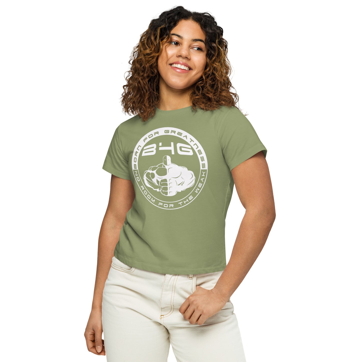 Women’s high-waisted t-shirt