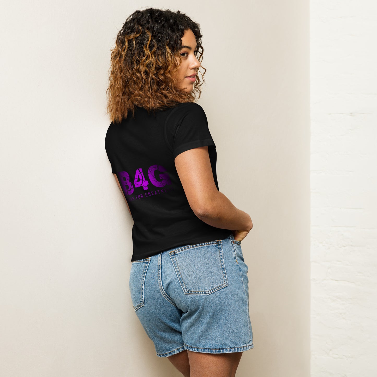 Women’s high-waisted t-shirt
