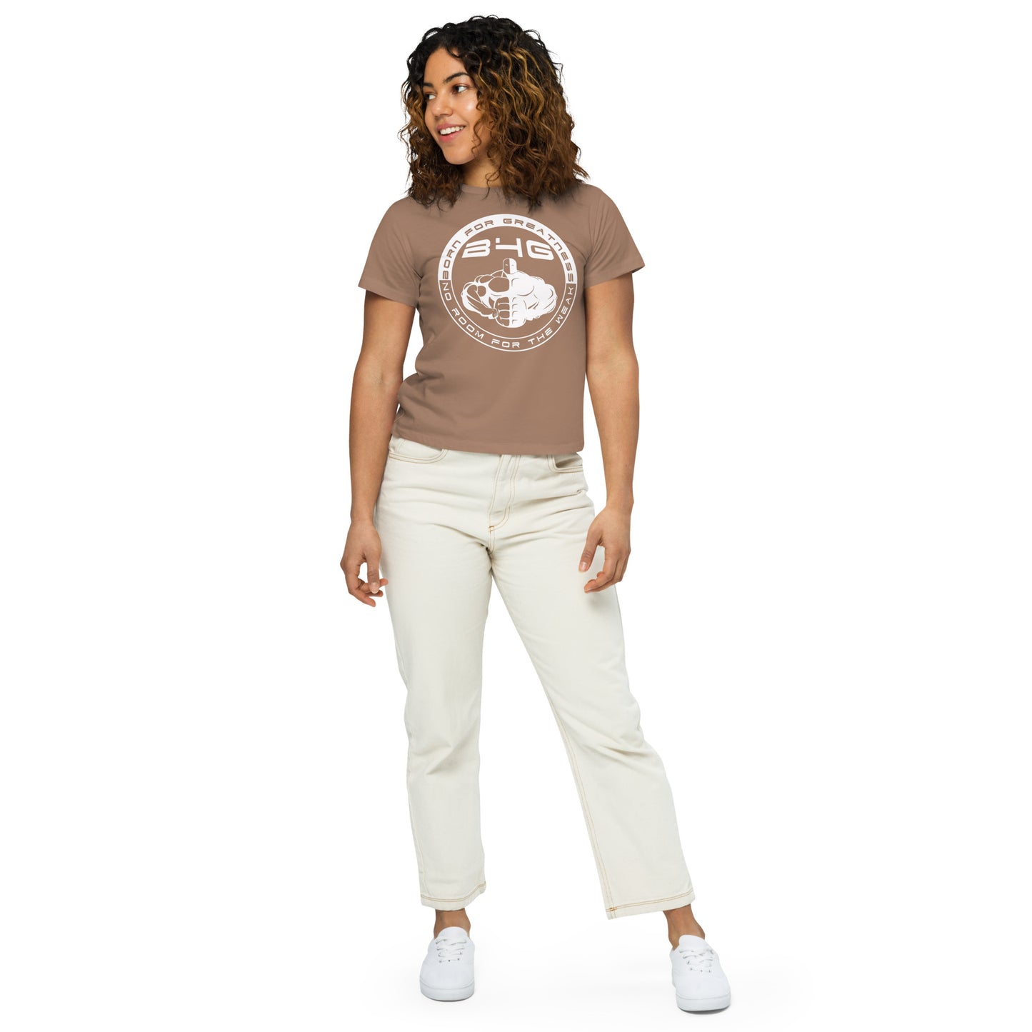 Women’s high-waisted t-shirt