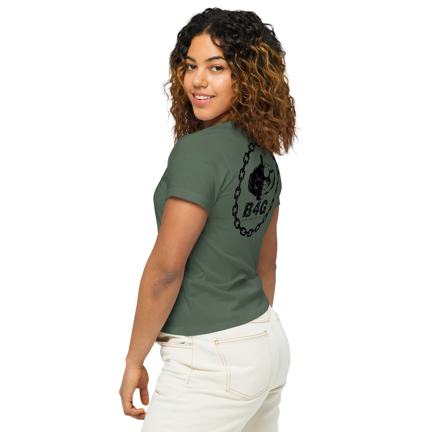 Women’s high-waisted t-shirt