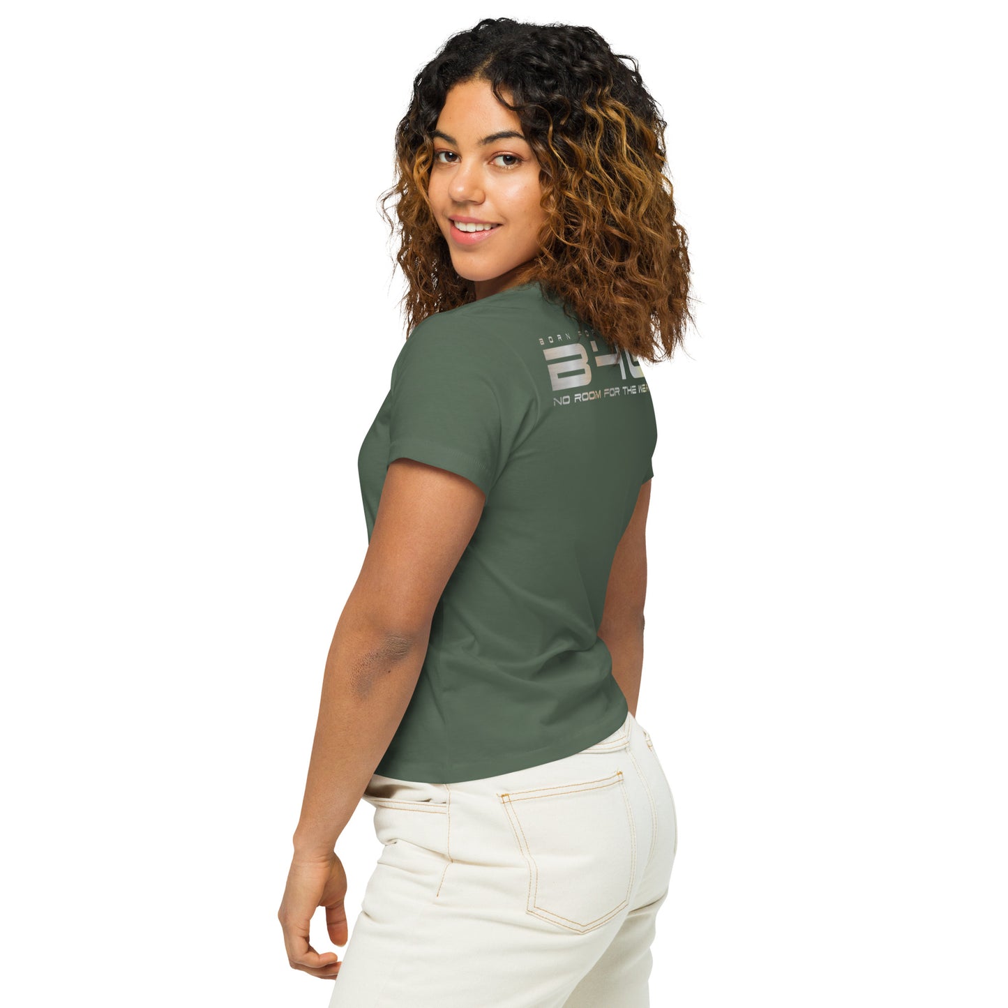Women’s high-waisted t-shirt