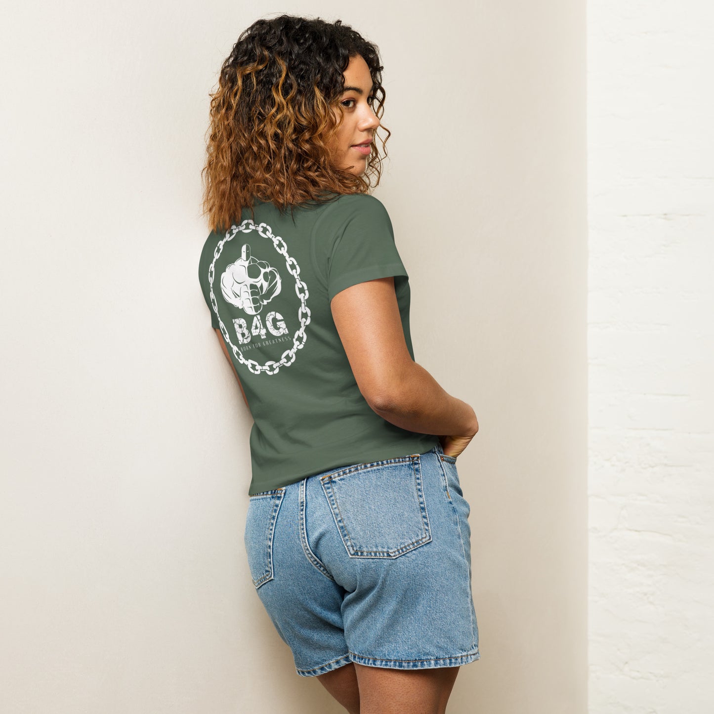 Women’s high-waisted t-shirt