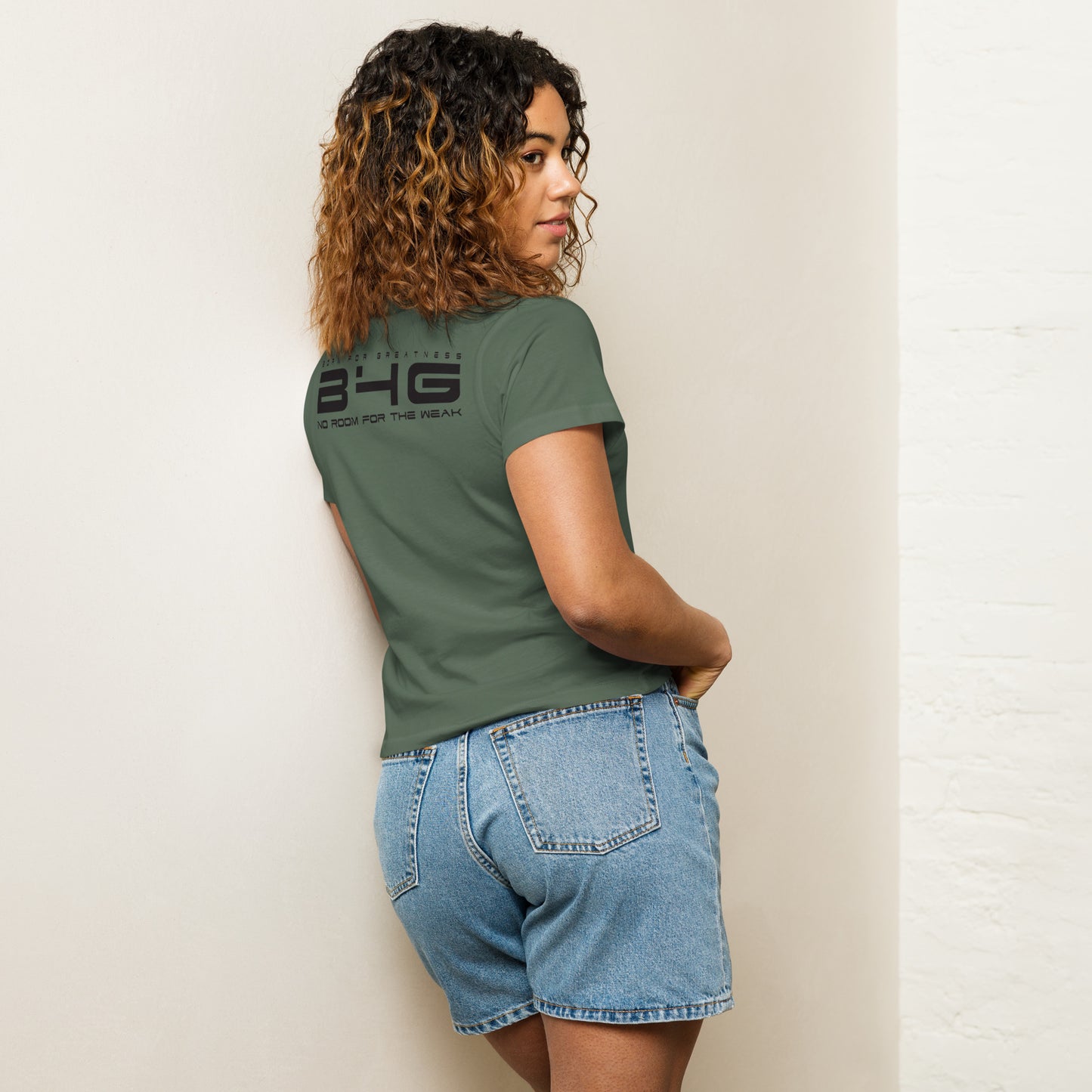 Women’s high-waisted t-shirt