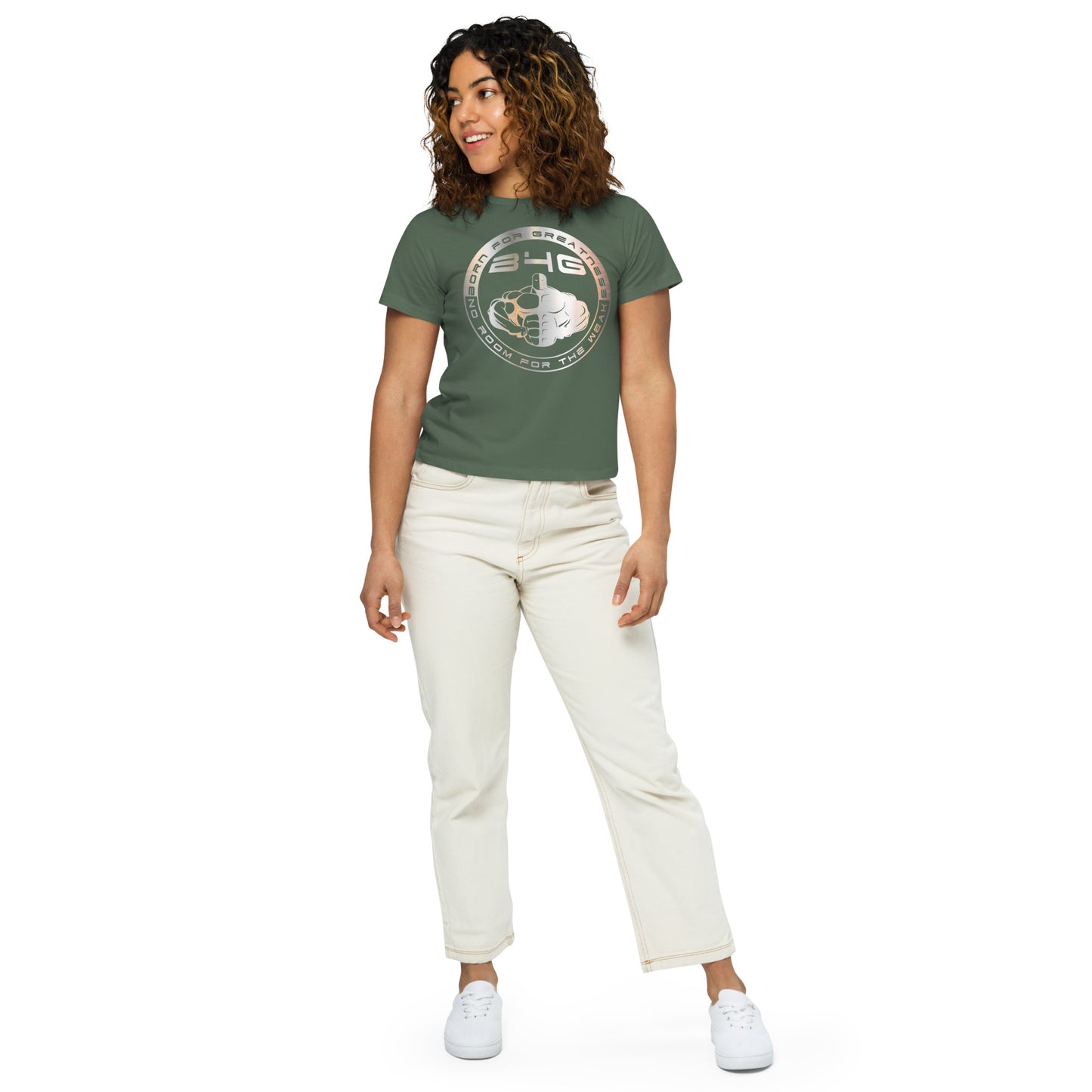 Women’s high-waisted t-shirt