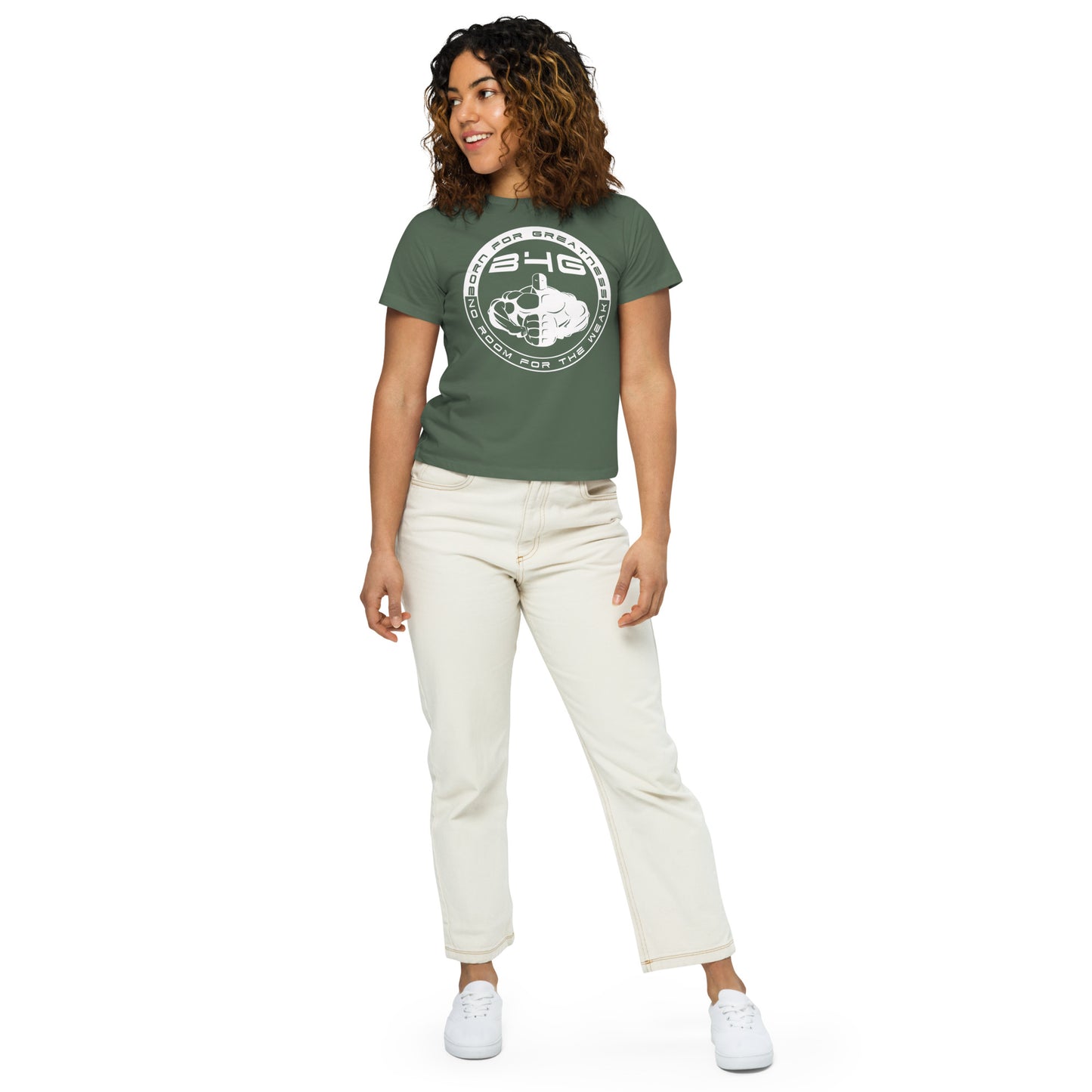 Women’s high-waisted t-shirt