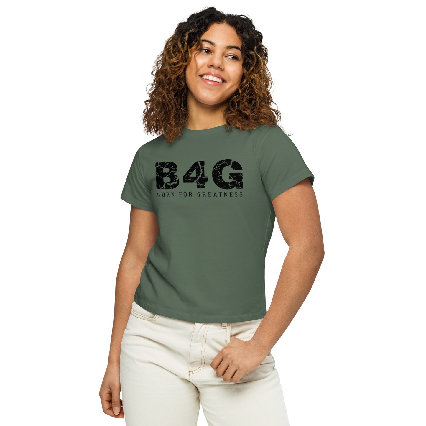 Women’s high-waisted t-shirt