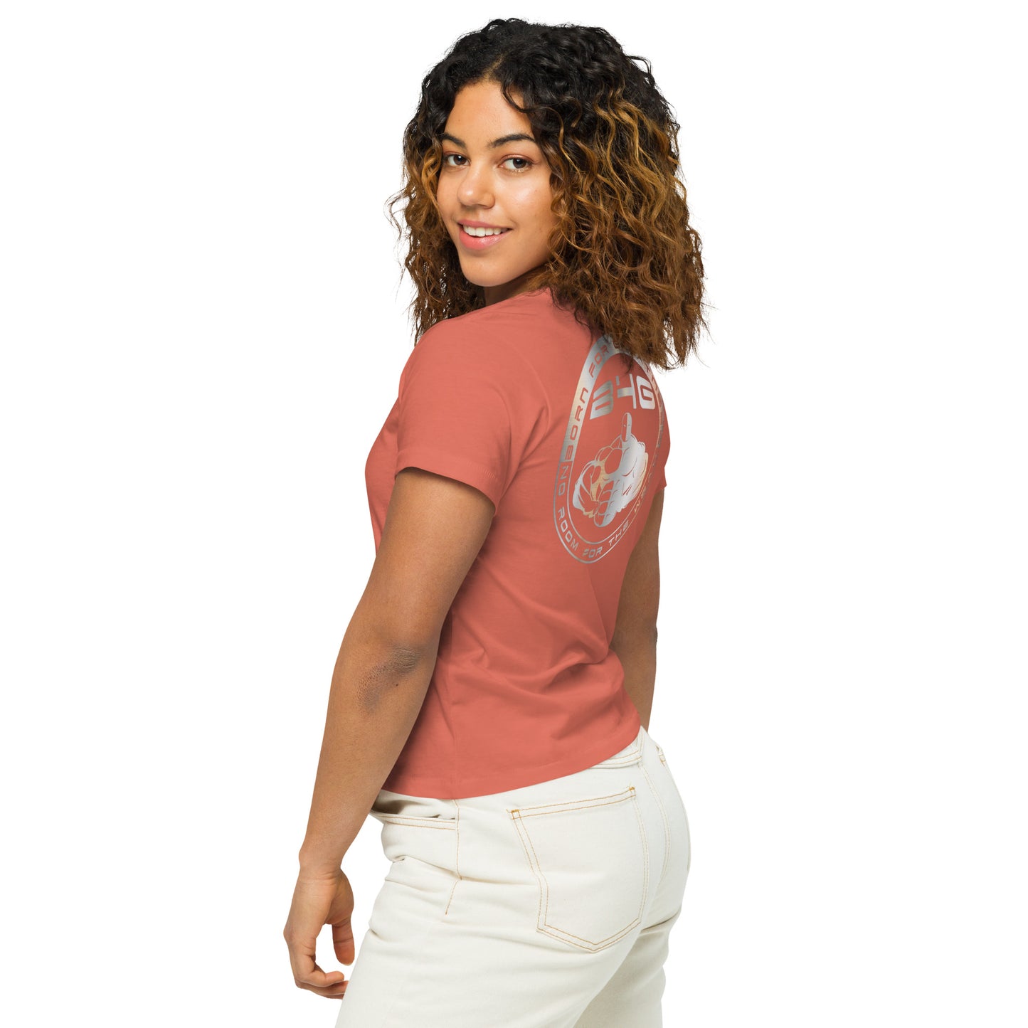 Women’s high-waisted t-shirt