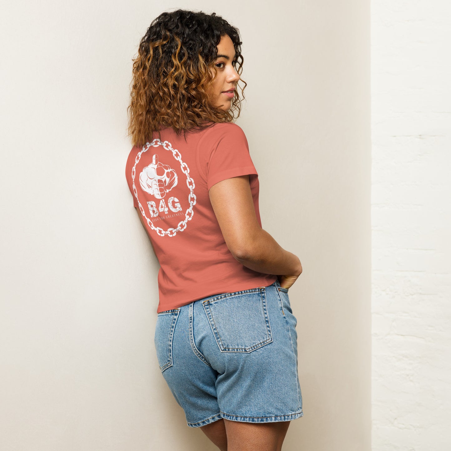 Women’s high-waisted t-shirt