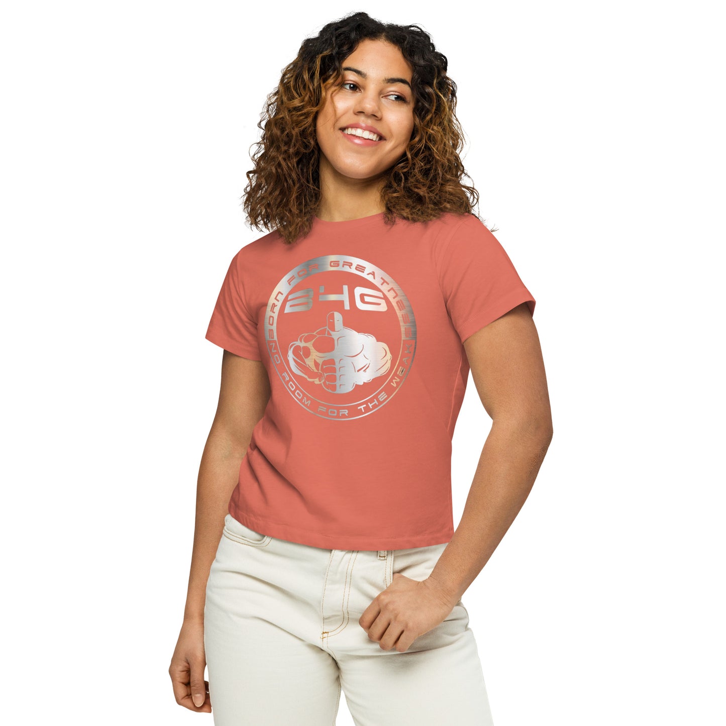 Women’s high-waisted t-shirt