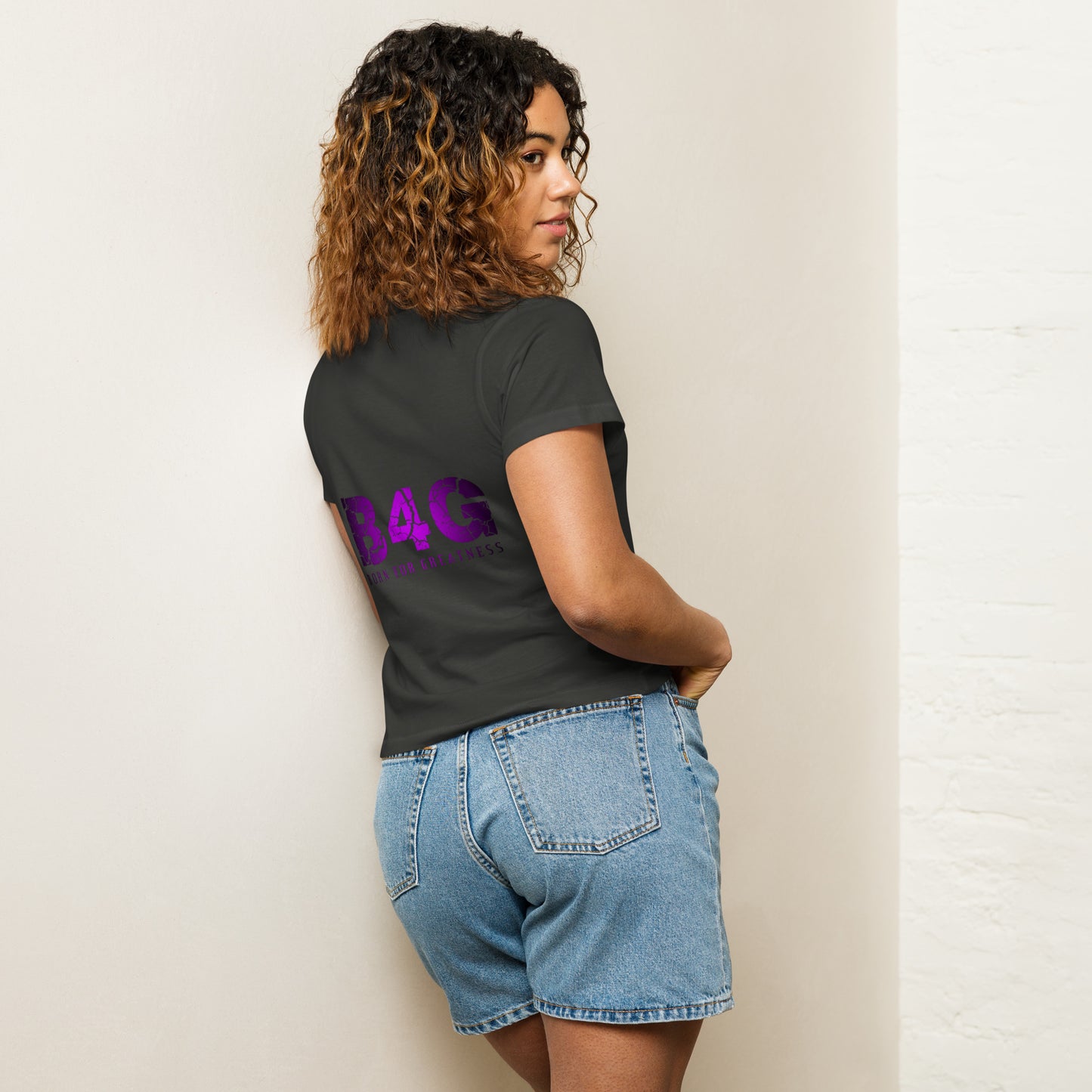 Women’s high-waisted t-shirt