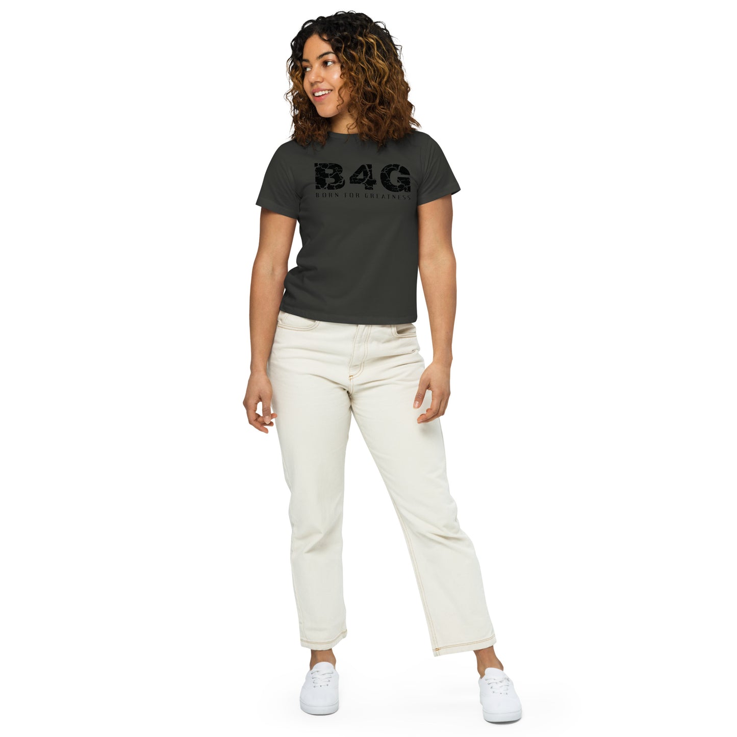 Women’s high-waisted t-shirt