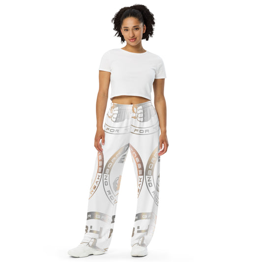 All-over print unisex wide-leg pants