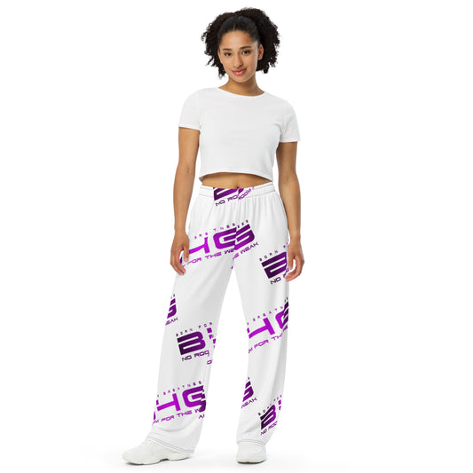 All-over print unisex wide-leg pants