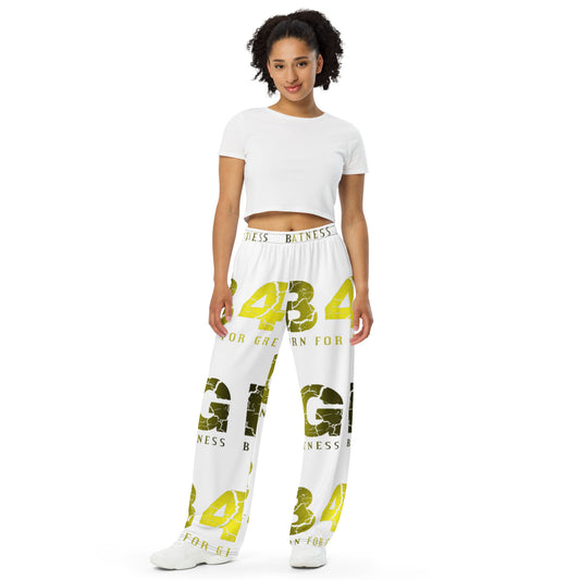 All-over print unisex wide-leg pants