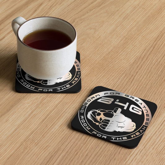 Cork-back coaster