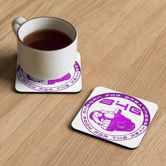 Cork-back coaster