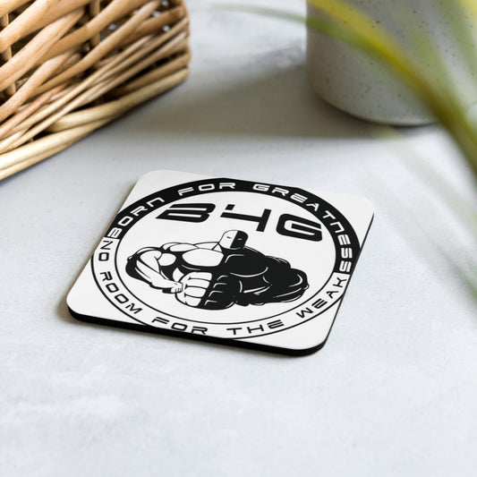 Cork-back coaster