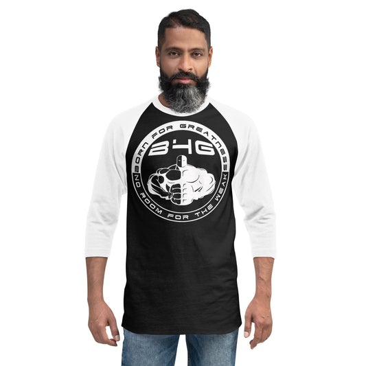 3/4 sleeve raglan shirt