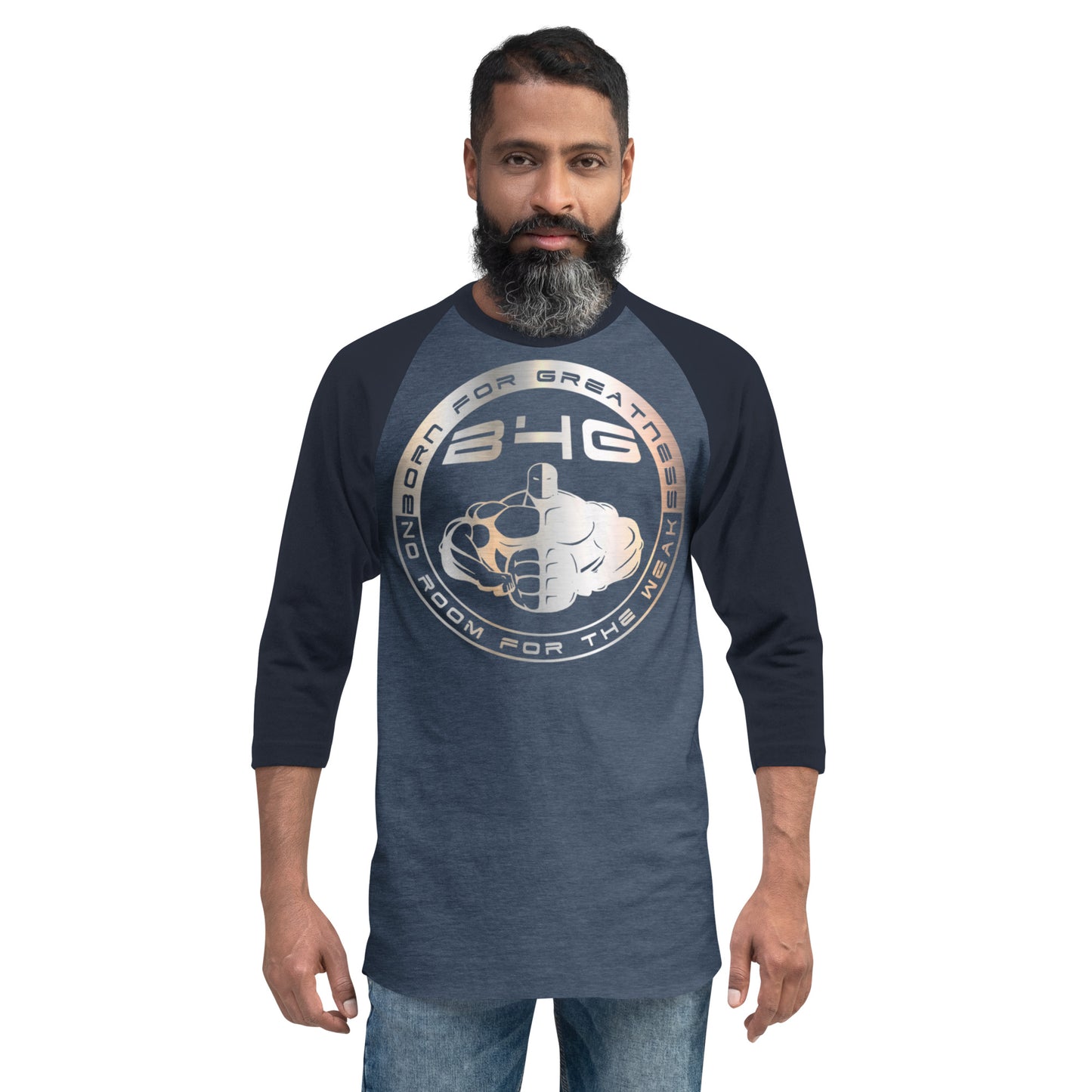 3/4 sleeve raglan shirt