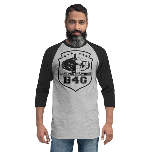 3/4 sleeve raglan shirt