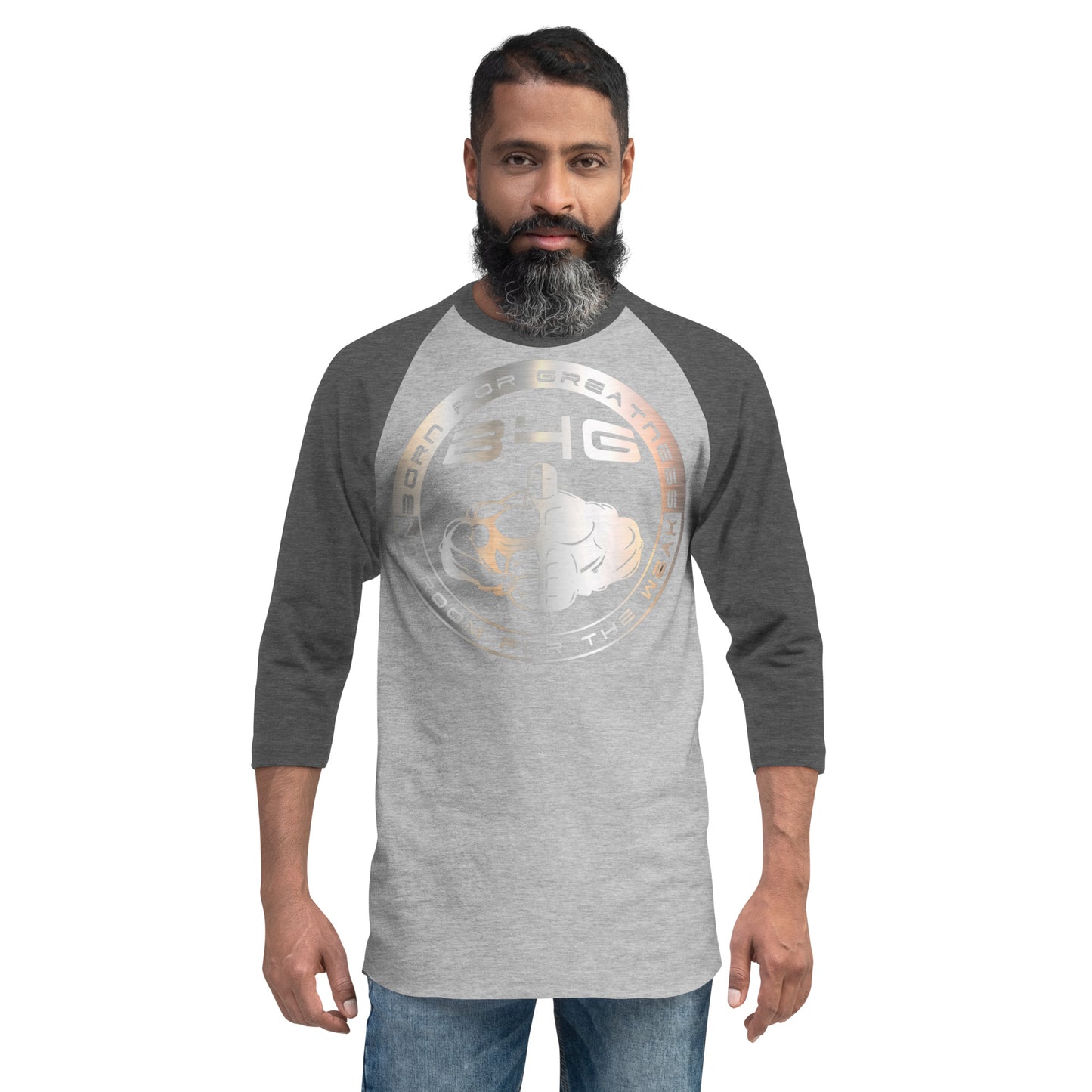 3/4 sleeve raglan shirt