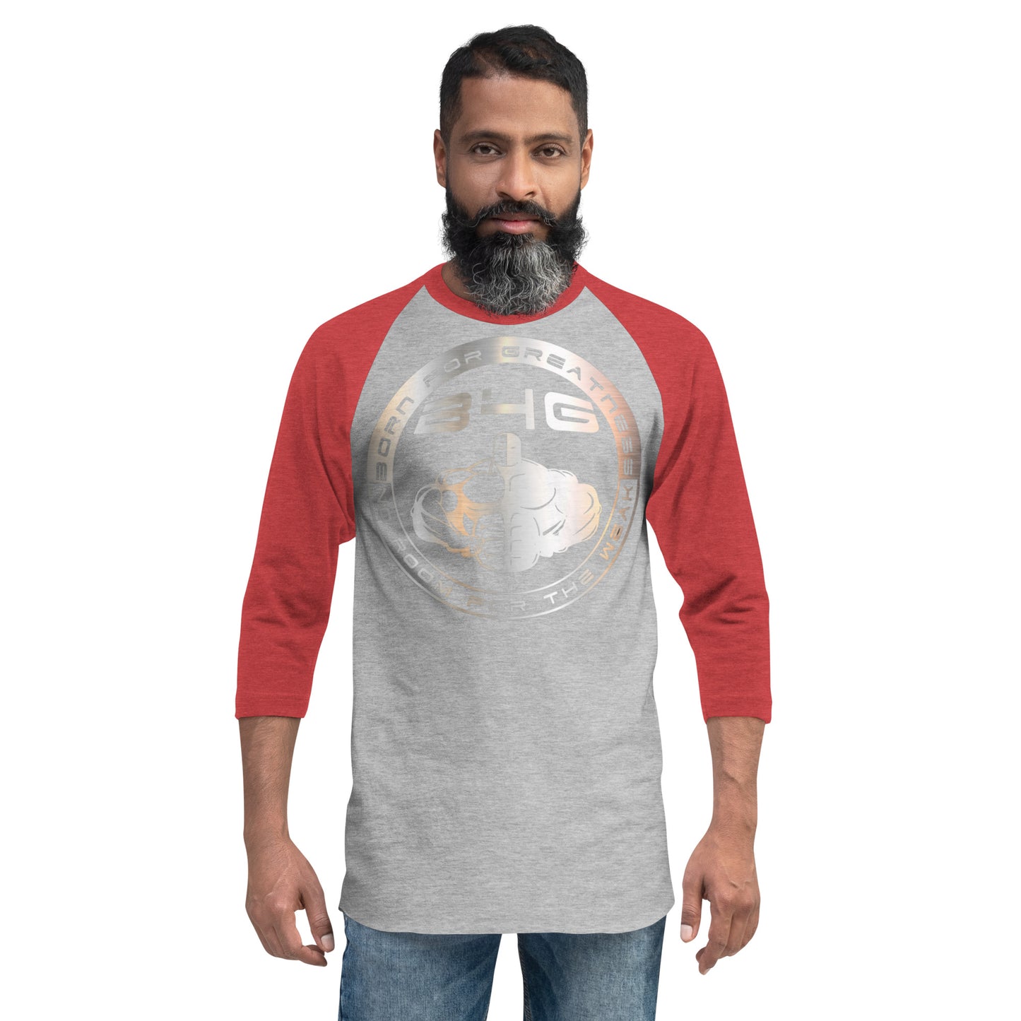 3/4 sleeve raglan shirt