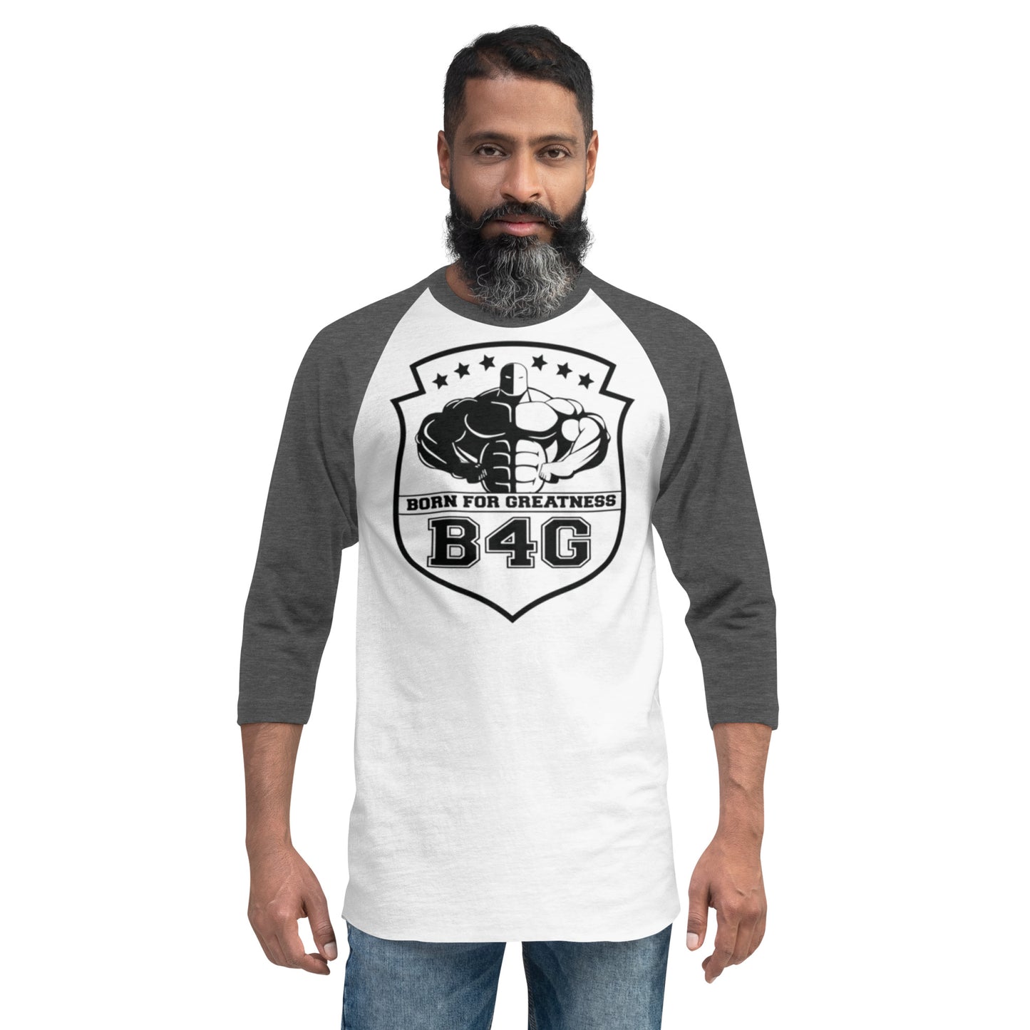 3/4 sleeve raglan shirt