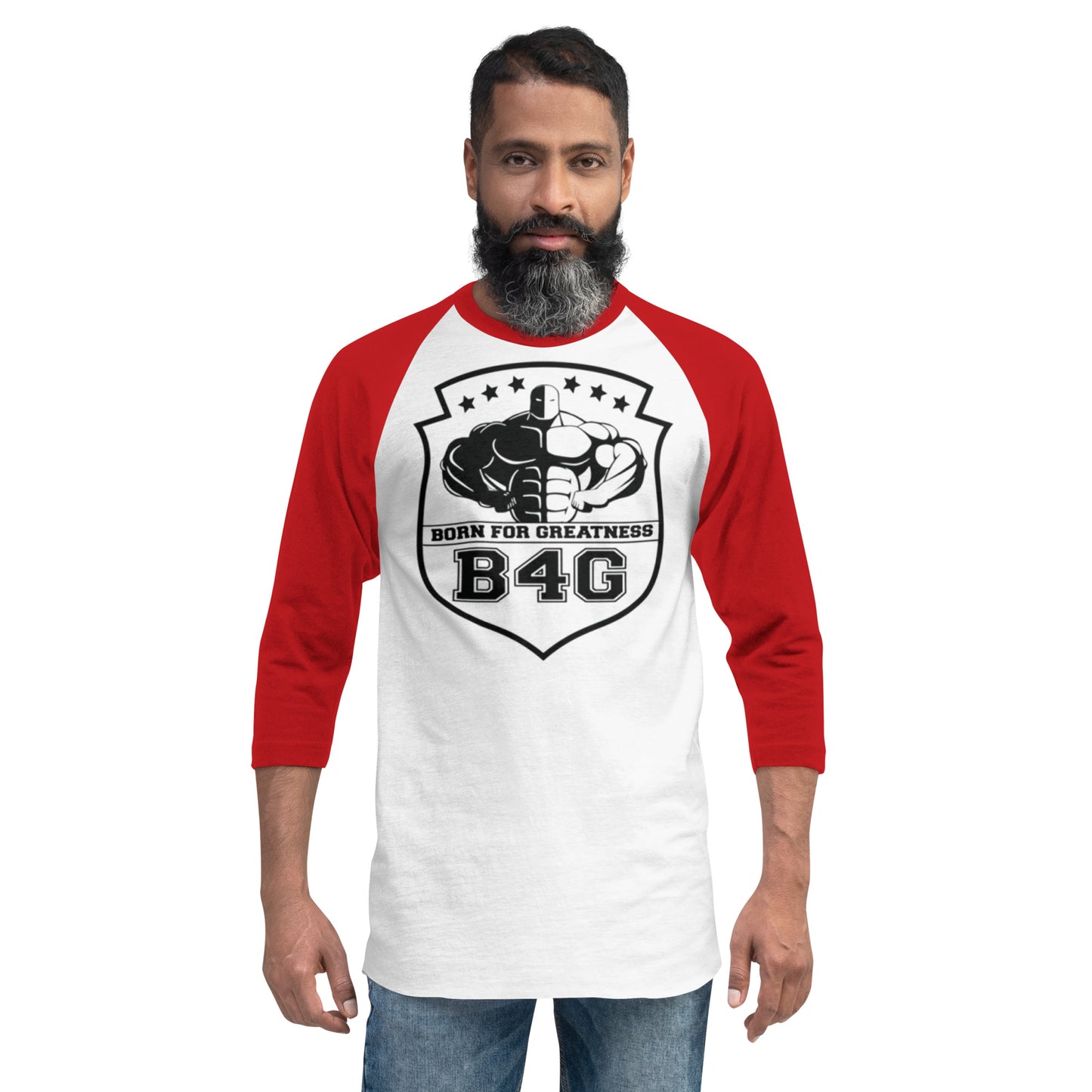 3/4 sleeve raglan shirt