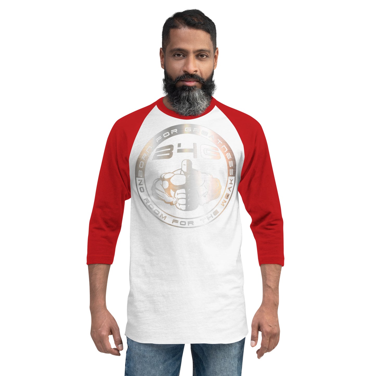 3/4 sleeve raglan shirt