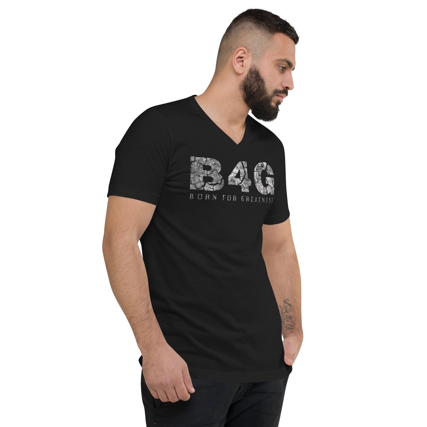 Rock Solid Unisex V-Neck T-Shirt