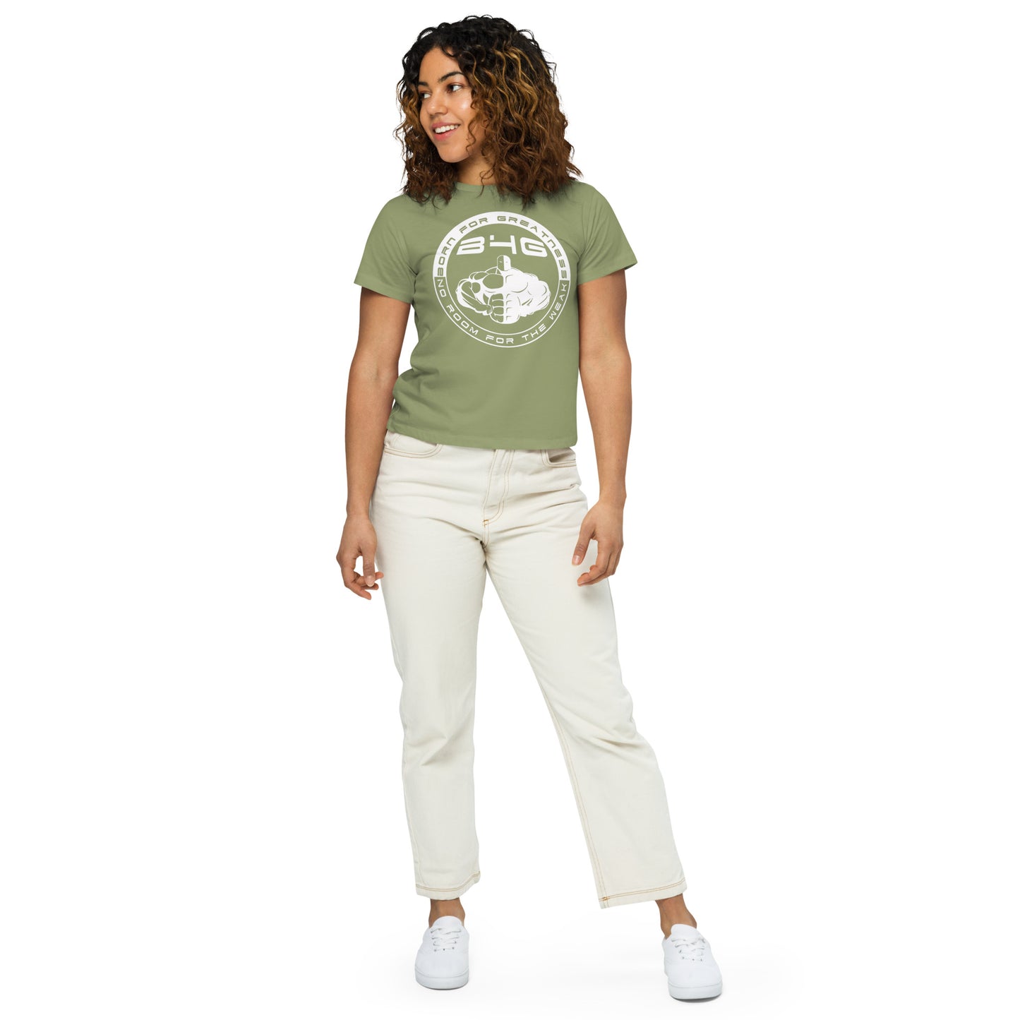 Women’s high-waisted t-shirt