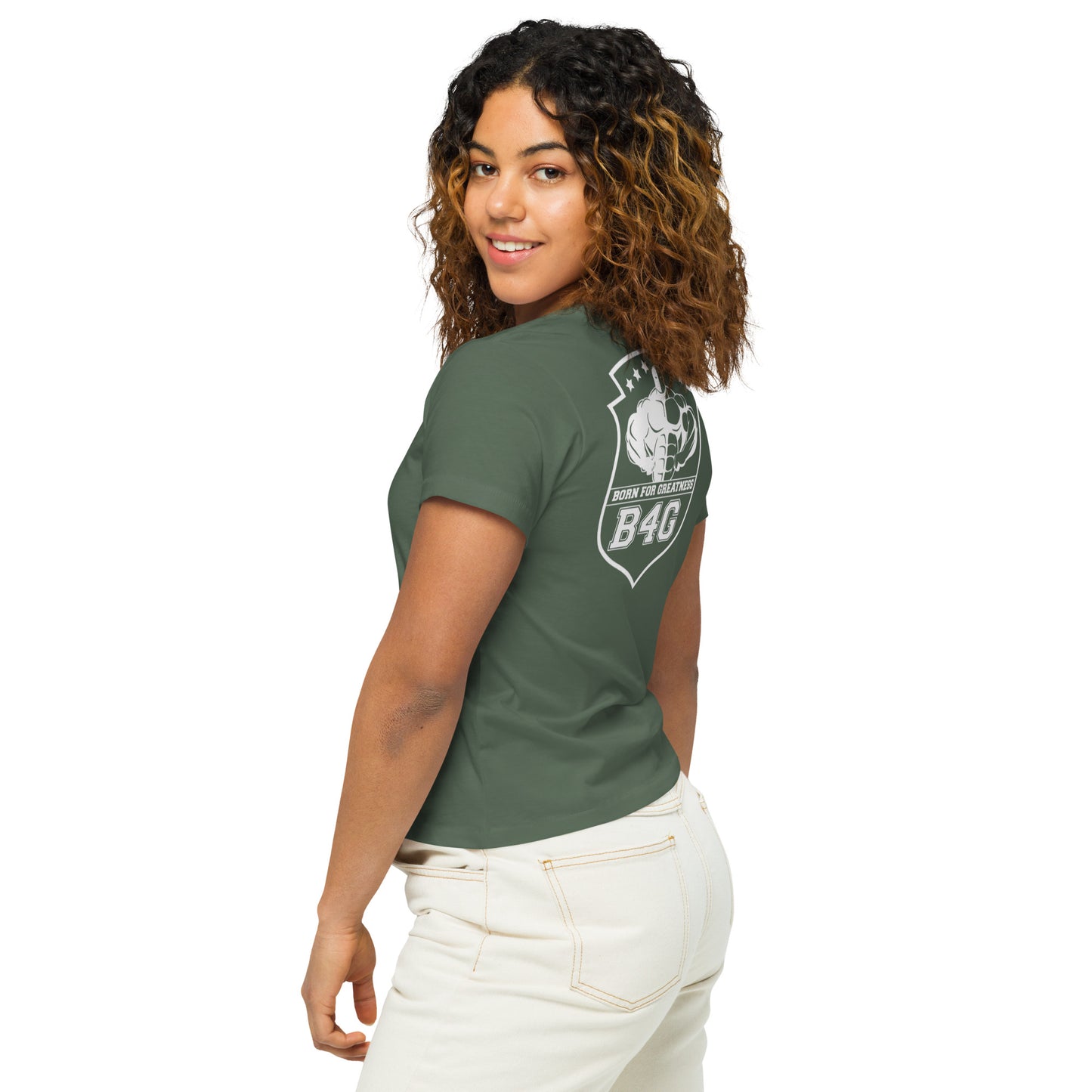 Women’s high-waisted t-shirt