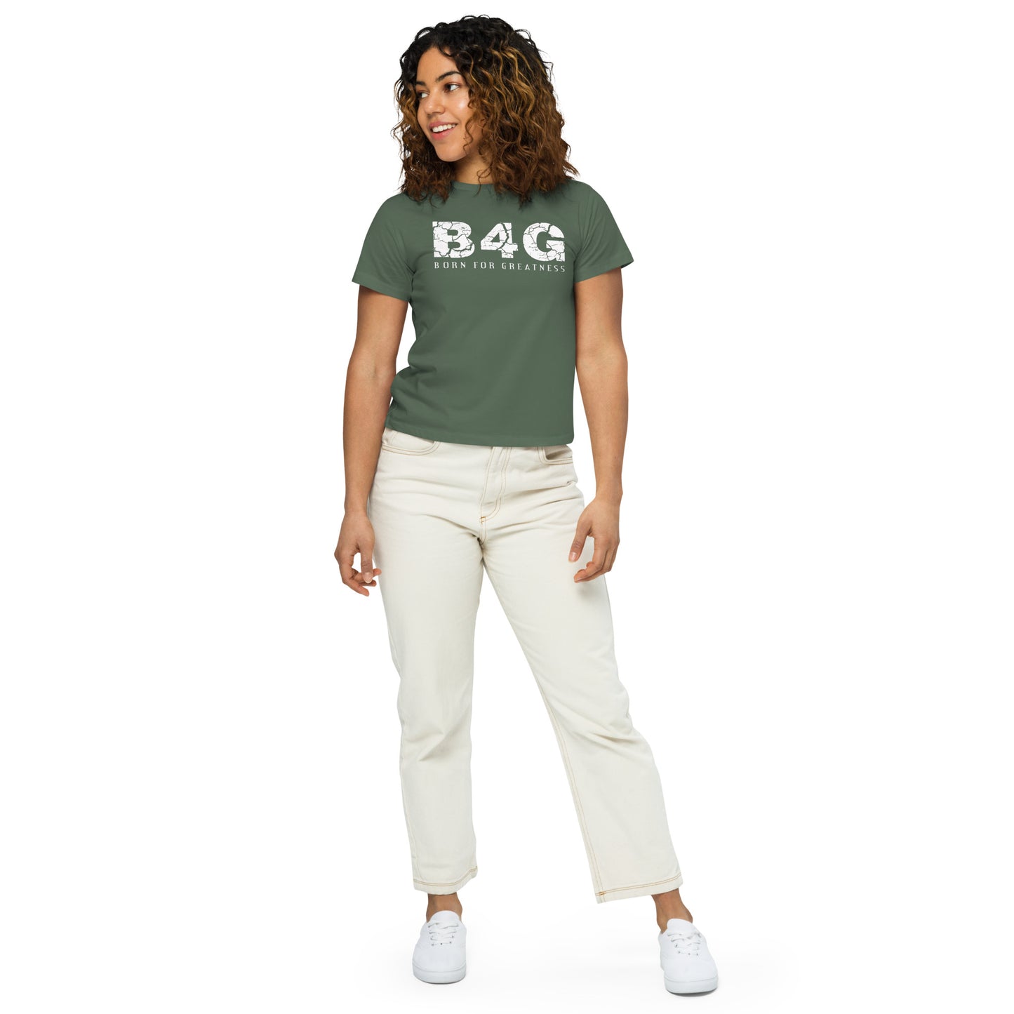 Women’s high-waisted t-shirt