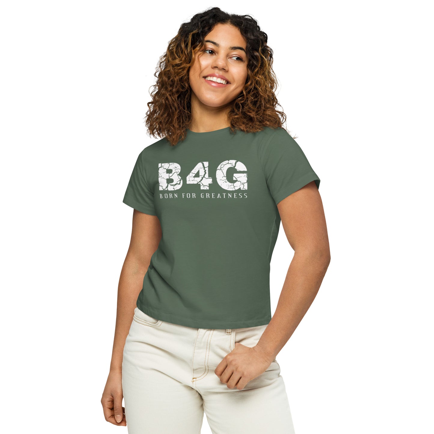 Women’s high-waisted t-shirt